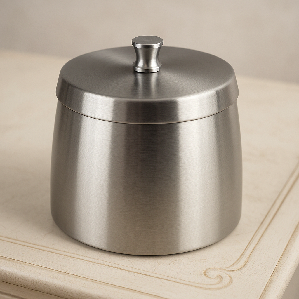 GERMANUS Storm Ashtray from Stainless Steal massive 12 cm